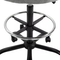 Vinsetto Ergonomic Drafting Chair Low-Back Grey(m-14)