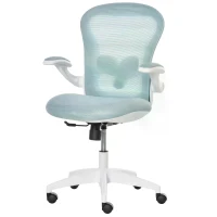 Vinsetto Mesh Home Office Chair w/ Flip-Up Arm Blue(m-13)