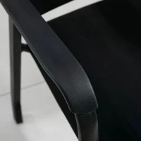 Vinsetto Set of 2 Stackable Meeting Chair Curved Mesh Black(m-12)