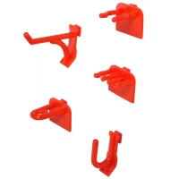 DURHAND 54 Pcs On-Wall Tool Equipment Holding Pegboard Home DIY Garage Organiser DIY w/ 50 Pegs 2 Shelves(m-9)