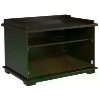 PawHut Wooden Cat Litter Box Enclosure Indoor Cat House Hidden Washroom End Table Hideaway Storage Cabinet, Brown(m-11)