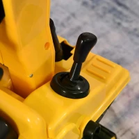 HOMCOM Ride On Excavator Toy Tractors Digger Movable Walker Construction Truck 3 Years(m-8)