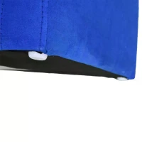 HOMCOM 2 In 1 Kids Children Sofa Chair Bed Folding Couch Soft Flannel Foam Toddler Furniture for Playroom Bedroom Living Room Blue(m-9)