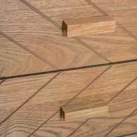 HOMCOM 4 Drawers Bedside Cabinet Wooden Table Storage Chest Organiser Night Stand Scandinavian Nordic Style Home Furniture(m-9)