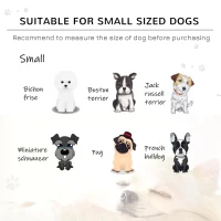 PawHut Pet Sofa Couch Dog Bed Storage Function Cat Removable Cushion Lounge Blue 76 x 45 x 41.5 cm(m-8)