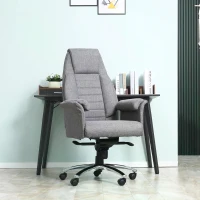Vinsetto SOHO Style Office Chair with Reclining Grey(m-9)