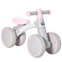HOMCOM Baby Balance Bike Ride On Walker Push Bike Quick Release Kids Toddler First Bike Birthday Toy Gift for 1-3 Years Pink