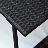 PawHut Outdoor Rattan Pet Home Indoor Wicker Dog House Sofa Bed with Cushion(m-5)