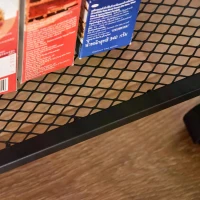 HOMCOM Rolling Microwave Cart Wooden 3-Tier Storage Shelf Industrial Style End Table for Kitchen, Living Room Accent Furniture(m-5)