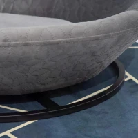 PawHut Swivel Pet Sofa for Cat or Small and Medium-sized Dog With Extra Cushion 360° Rotatable Metal Base(m-5)