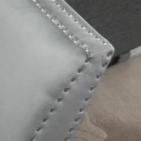 HOMCOM Modern Button Tufted Bench Accent Velvet Upholstered Ottoman for Bedroom, Living Room Entryway, Light Grey(m-5)