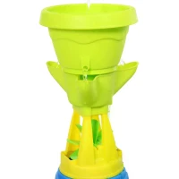 HOMCOM 46 x 46 x 72cm Outdoor Safe and High Quality Waterpark Play Table with 21-Piece Accessory Set, Blue(m-5)