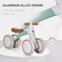 HOMCOM Baby Balance Bike Ride On Walker Push Bike Quick Release Kids Toddler First Bike Birthday Toy Gift for 1-3 Years Brown(m-5)