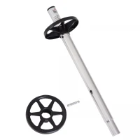 HOMCOM Professional Mobile Car Wheel Stand Tree Trolley Storage Tyre Protection 255 mm Width(m-9)