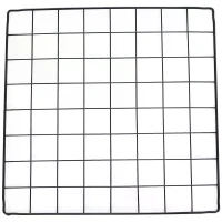 PawHut DIY Pet Playpen Metal Wire Fence Indoor Outdoor Guinea Pig Rabbit Small Animals Cage 36 Panel Enclosure Black(m-8)