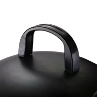 Outsunny Portable Small Charcoal Grill Barbecue BBQ Mini Tabletop Picnic Cooking Smoker Family Party Camping with Grid Tripod - Black(m-8)