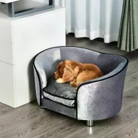 PawHut Pet Sofa Indoor Dog Cat Puppy Kitten Mat Cushion Bed Couch Chair House(m-10)