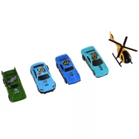 HOMCOM 55 Pcs Kids Parking Lot Play Set 3 Storey Garage Playset Cars Helicopter Elevator Slopes Traffic Accessories Fun Racetrack for 3 Year Old +(m-12)