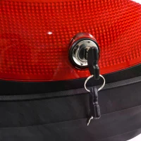 HOMCOM 48L Motorcycle Trunk Travel Luggage Storage Box Motorbike Accessory Large Storage Space For 2 Half Helmet - Black(m-8)