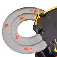 HOMCOM 55 Pcs Kids Parking Lot Play Set 3 Storey Garage Playset Cars Helicopter Elevator Slopes Traffic Accessories Fun Racetrack for 3 Year Old +(m-10)