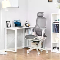 Vinsetto Ergonomic Office Chair Mesh Grey(m-12)
