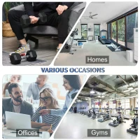 HOMCOM Rubber Dumbbell Sports Hex Weights Sets Home Gym Fitness Hexagonal Dumbbells Kit Weight Lifting Exercise (2 x 10kg)(m-6)