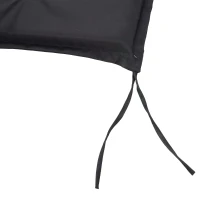 Outsunny 2 PCS Patio Bench Swing Chairs Garden Chairs Double Seat 5cm Thickened Cushion Mat Dark Grey(m-6)