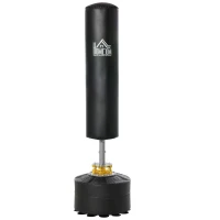 HOMCOM Punching Bag with Stand Heavy Boxing Set w/ Suction Cup Base for Adult Youth, Home Office Gym(m-12)