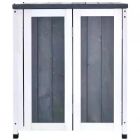 PawHut Solid Wood Dog Cage Pet House Crates Kennel Transport Box Carrier Animal Training(m-11)