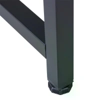 Vinsetto L-Shaped Gaming Desk Computer Desk Wood Corner PC Workstation Large Home Office Table Black(m-11)