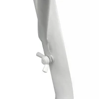 Outsunny Adjustable Balcony Hanging Rail Table Mini Desk Storage Rack Flower Stand(m-6)