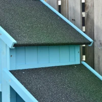 Outsunny Garden Shed Wooden Firewood House Storage Cabinet Waterproof Asphalt Roof Tool Organizer with Lockable Door, 130 x 55 x 180 cm(m-9)