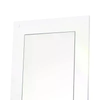 HOMCOM 3-In-1 Hallway Furniture Set Coat Rack Mirror Shoes Cabinet Storage Organiser White(m-11)