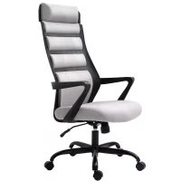 Vinsetto High-Back Office Chair Spandex Fabric Grey(m-12)