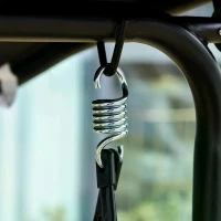 Outsunny 3 Seater Canopy Swing Chair Garden Rocking Bench Patio Balcony Terrace w/ Canopy Black(m-11)