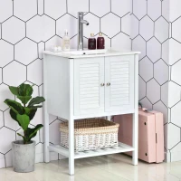 PawHut Cat Litter Box 54 x 43 x 42cm Foldable Full Enclosed Odor Control Handle Indoor Outdoor White and Pink ABS(m-5)