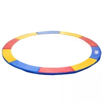 HOMCOM 8ft Trampoline Pads Safety Enclosure Pad Pading Pads NEW - Mutli Coloured(m-4)