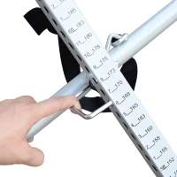 HOMCOM Mesa de Inversão Dobrável com Altura Ajustável entre 147-198 cm e Cinto de Segurança 65x112-142x126 cm Preto e Azul(m-5)