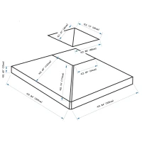 Outsunny Toldo de Substituição 3x3m para Pérgolas Toldo de Substituição de Pérgolas de Jardim Verde(m-3)