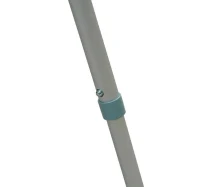 Outsunny Mesa de Campismo Dobrável Convertível em Mala com Altura Ajustável para Piquenique 120x60-54-70cm Prata(m-11)