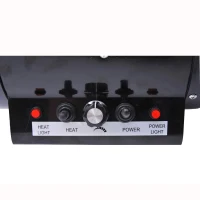 PawHut Secado de Pelo para Cães 2800W Secador de Pelo para Animais de Estimação com Temperatura e Velocidade Ajustável 3 Bicos Tubo Flexível 2,5m e Alça de Transporte 40x16x20cm Preto(m-9)