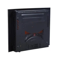 HOMCOM Lareira Eléctrica  de Parede 900W/1800W - 65x11,4x52 cm(m-11)