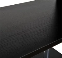 HOMCOM Estante Moderno de amplo espaço de armazenamento para Escritório 80x30x145 cm preto(m-9)