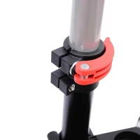 HOMCOM Suporte de Reparação de Bicicleta Portátil Suporte para Bicicleta com Altura Ajustável 109-180cm Giratório 360° Bandeja de Ferramenta até 30kg 100x66x180cm Preto(m-6)