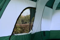 Outsunny Tenda de Campismo Familiar para 8-10 Pessoas Portatil com Porta Janelas e Bolsa de Transporte 430x300x200 cm Verde(m-7)