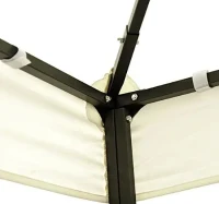 Outsunny Toldo de Substituição 3x3m para Pérgolas Toldo de Substituição de Pérgolas de Jardim Creme(m-7)