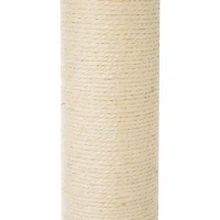 PawHut Arranhador para Gatos de Chão ao Teto com Altura Ajustável 4 Plataformas e Poste de Sisal 43x27x228-260 cm Marrom Escuro(m-9)