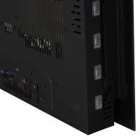 HOMCOM Lareira Eléctrica de Parede 1000/2000W Comando a Distância 90x9.5x56cm(m-8)