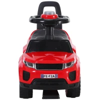 HOMCOM Carro andador para bebé sem Pedais com Alto-falante 60x38x42cm Vermelho(m-10)