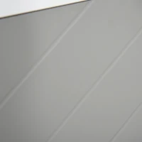 HOMCOM Mesa de cabeceira com 2 gavetas e base elevada de metal Estilo moderno e minimalista 39,5x40x48 cm Branco e cinza(m-9)